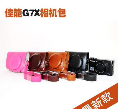 工厂直销佳能G7X相机包 PU皮相机套，可来样定制，照相机及器材销售新选择